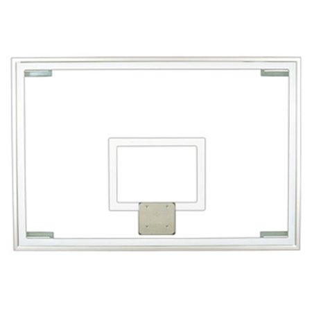 FIRST TEAM First Team FT236 Tempered Glass 48 X 72 in. Official Glass Backboard; Black FT236-BK
